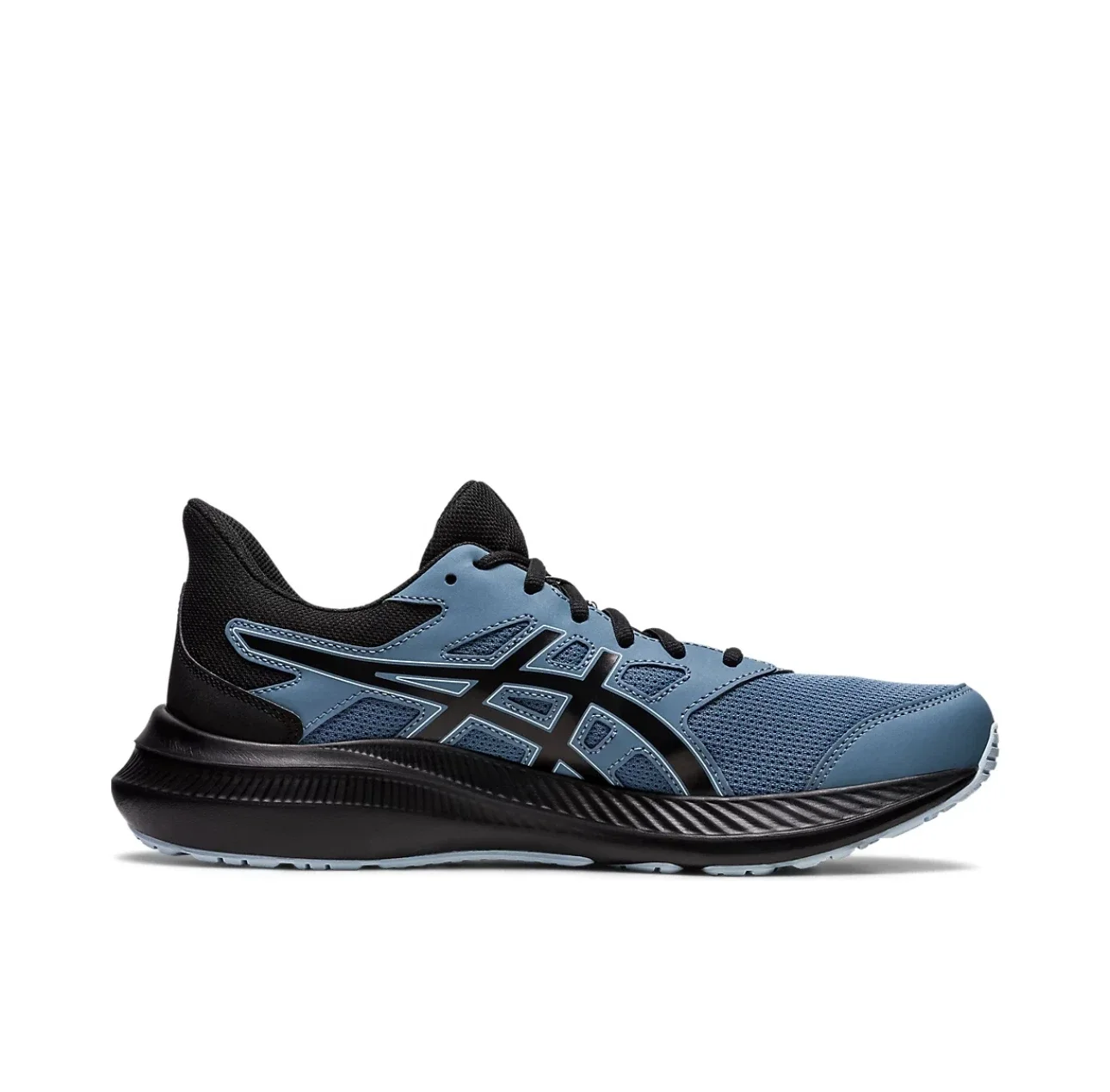 

Asics Jolt 4 Comfortable and Fashionable Mesh Low Top Casual Running Shoes for Men Black and Blue