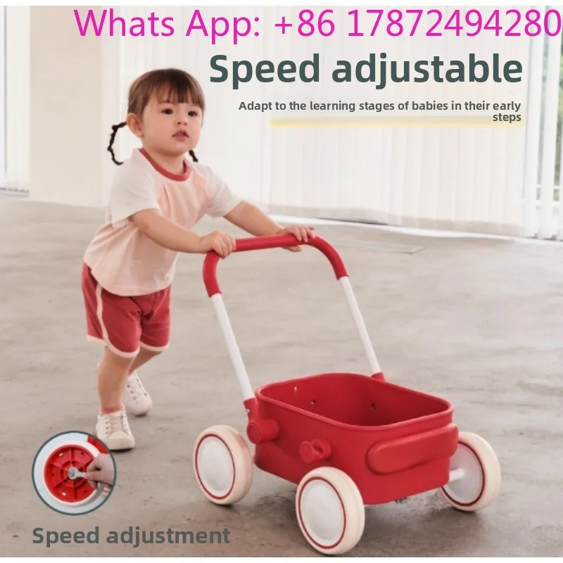 Baby walking cart, 1-3 year old children's stroller, toy cart, baby's first year gift, walking assistant cart