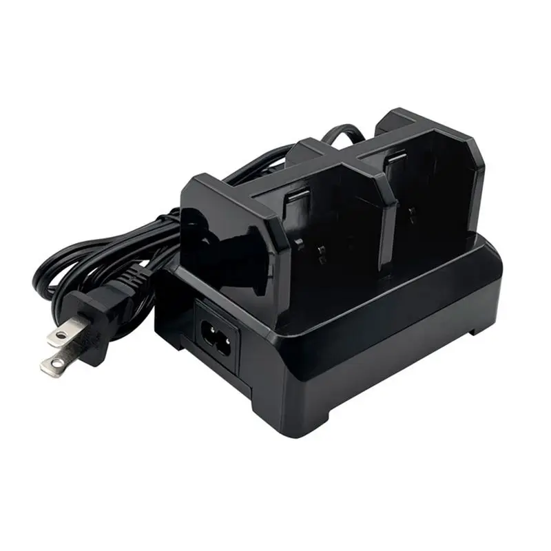 ABGI C300 4 Port for Trimble 5700 R7 R8 GPS, for CHCNAV XB-2 Battery, US Plug Black