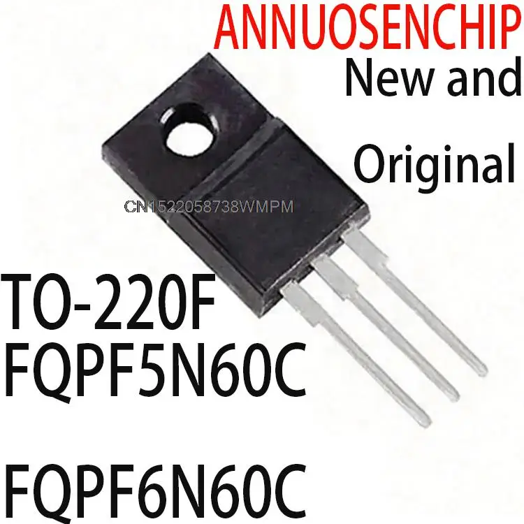 10PCS New and Original Transistor TO-220F FQPF2N60C FQPF4N60C FQPF5N60C FQPF6N60C FQPF7N60C FQPF8N60C FQPF10N60C FQPF20N60C