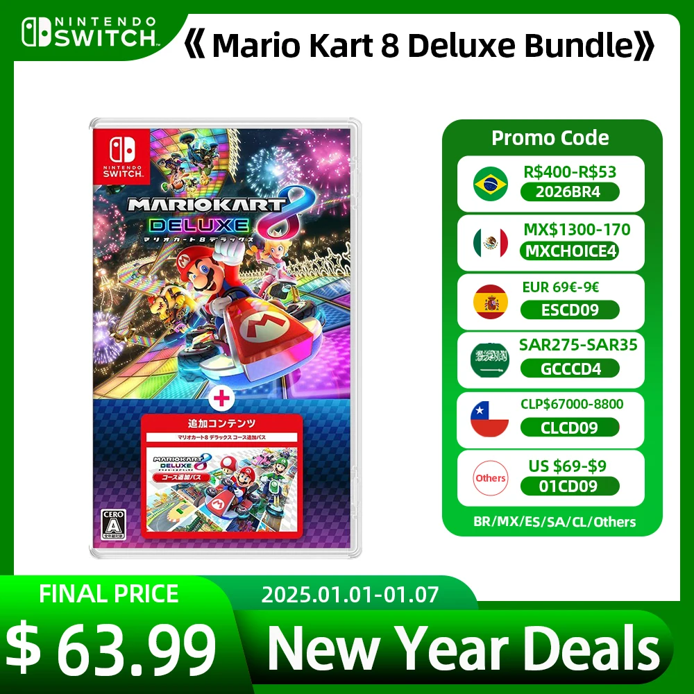 LIE Mario Kart 8 Deluxe - Nintendo Switch Game Support 13 Languages TV