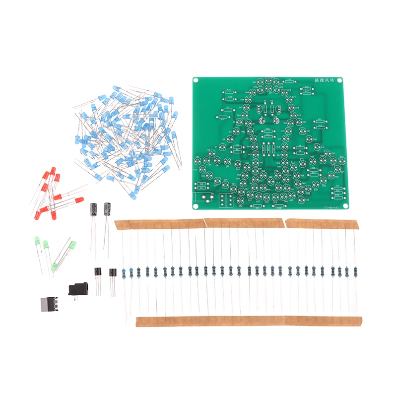 Laboratory Swing Bells DIY Windbell Fun Soldering Electronic Swing Bells Wind Chime 95 LEDs Flashing Light DC 5V Learning Kit