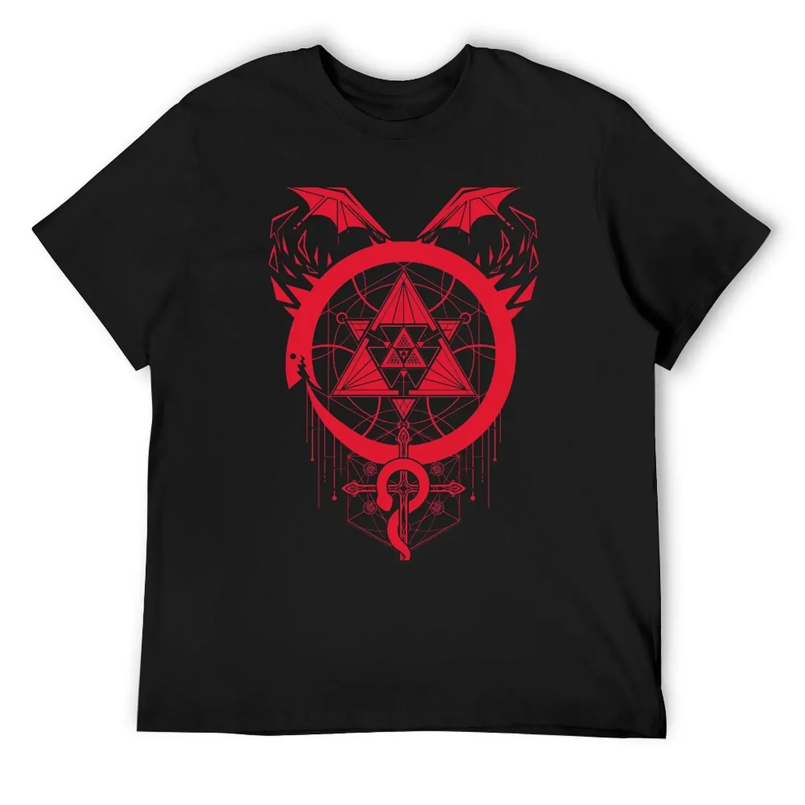 

Red Snakes of Alchemy T-Shirt custom t-shirts tshirts personalised cotton graphic tees mens fashion