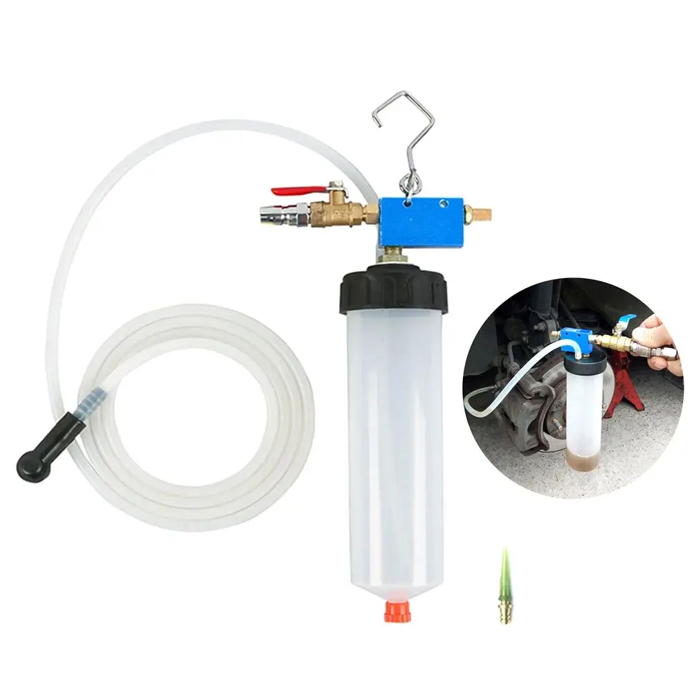 300CC Car Brake Bleeder Hydraulic Pump Fluid Pump Kit Oil Change Purge Tank Tubes Repair Tool Truck Motorcycle Accessories