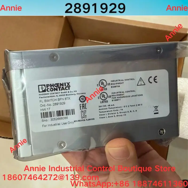 Brand New  FL SWITCH SFN 8TX Industrial Ethernet Switch 2891929 Industrial Switch 8-Port