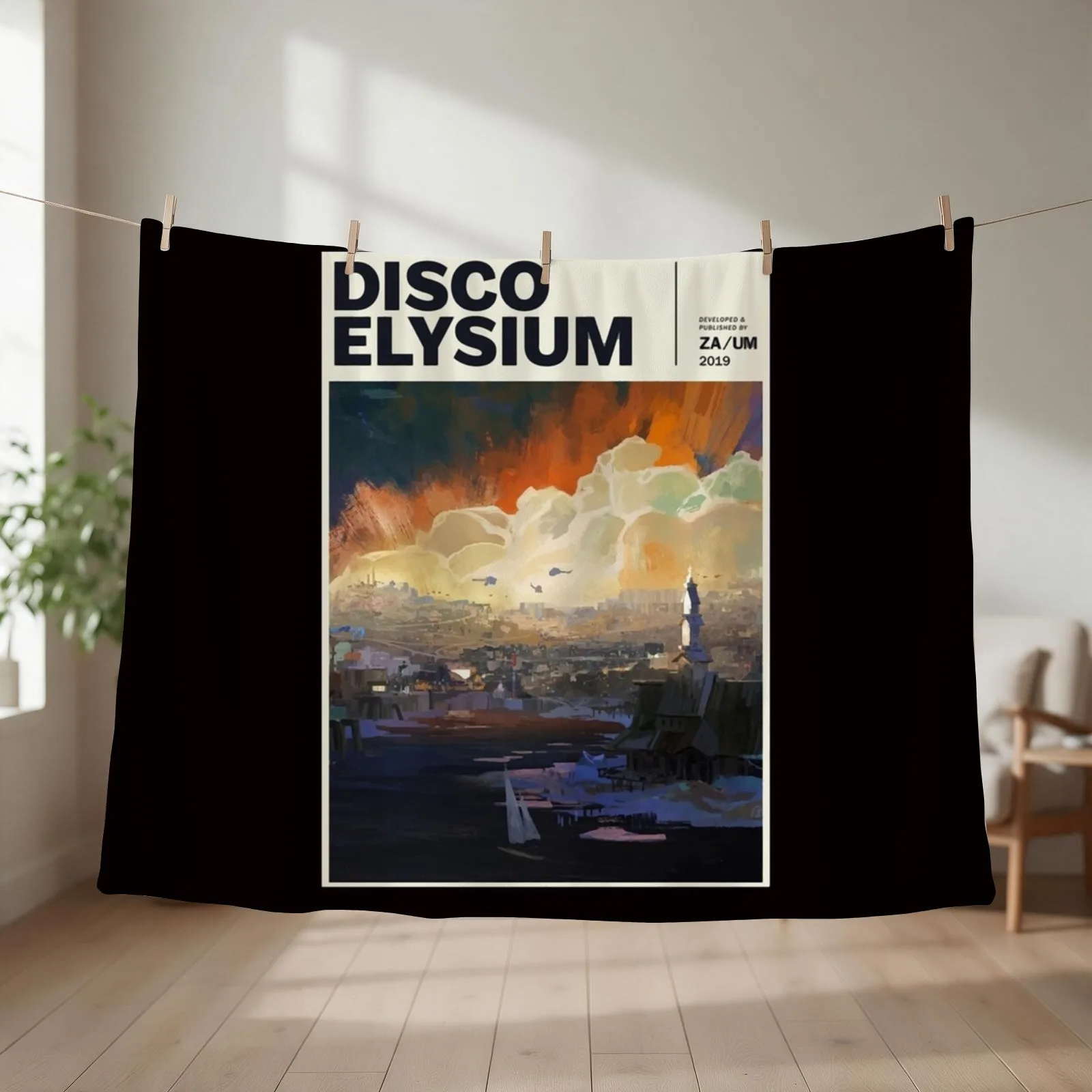 Disco Elysium Throw Blanket Thins Sofas Sofa Throw Blankets For Bed Blankets