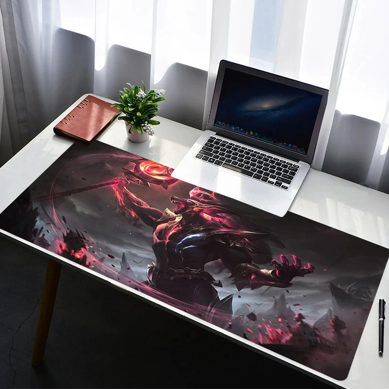 

Mouse Pad Laptop Non Slip Extended Desktop Mouse Mat PC Anime Keyboard Pad Gaming Accessories L-league Of Legends Nasus Mousepad