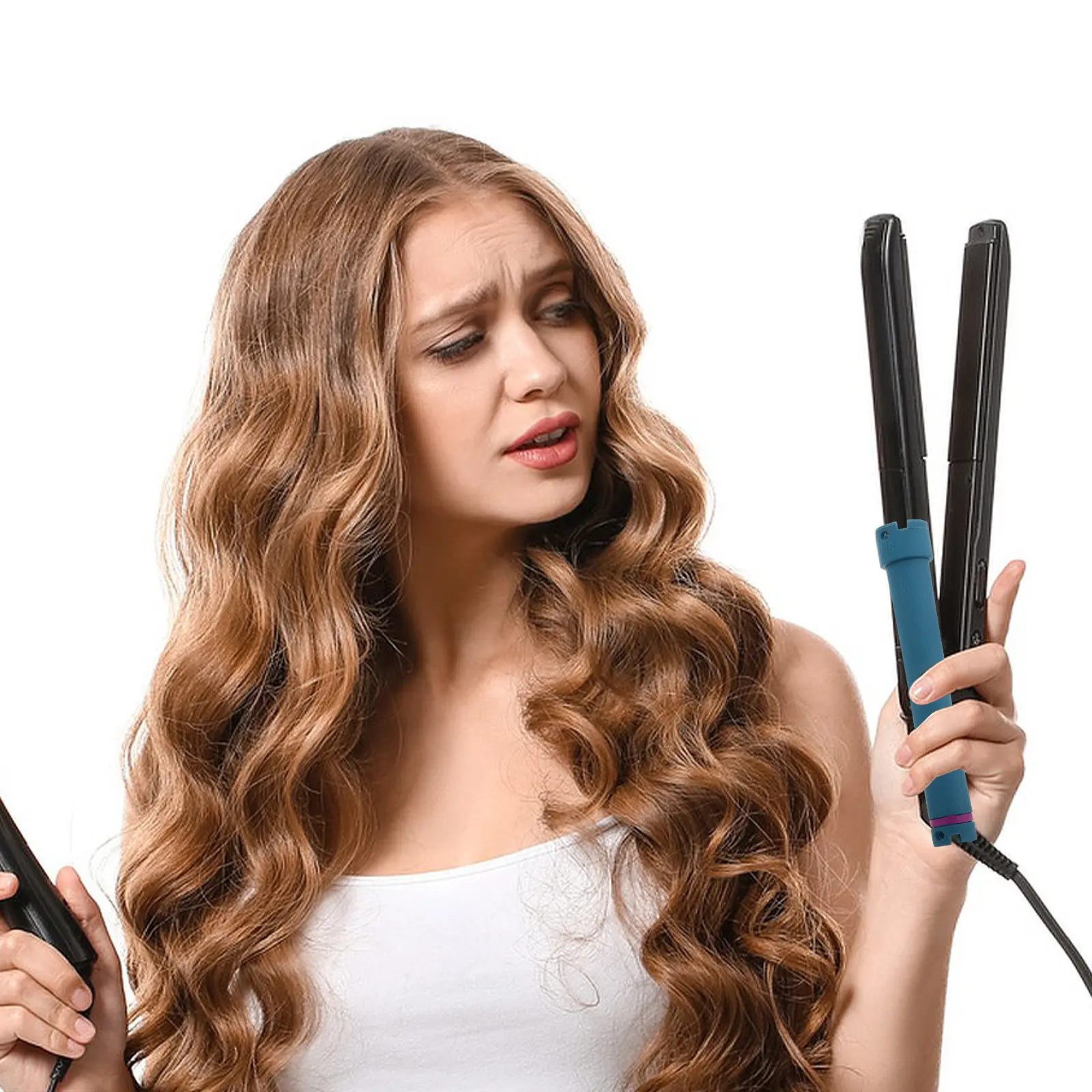 

4Pcs Hair Perming Rods Long Plastic Nonslip Heat Resistant Curling Rods Electric Hair Styling Curlers Bar Waterproof Explosion