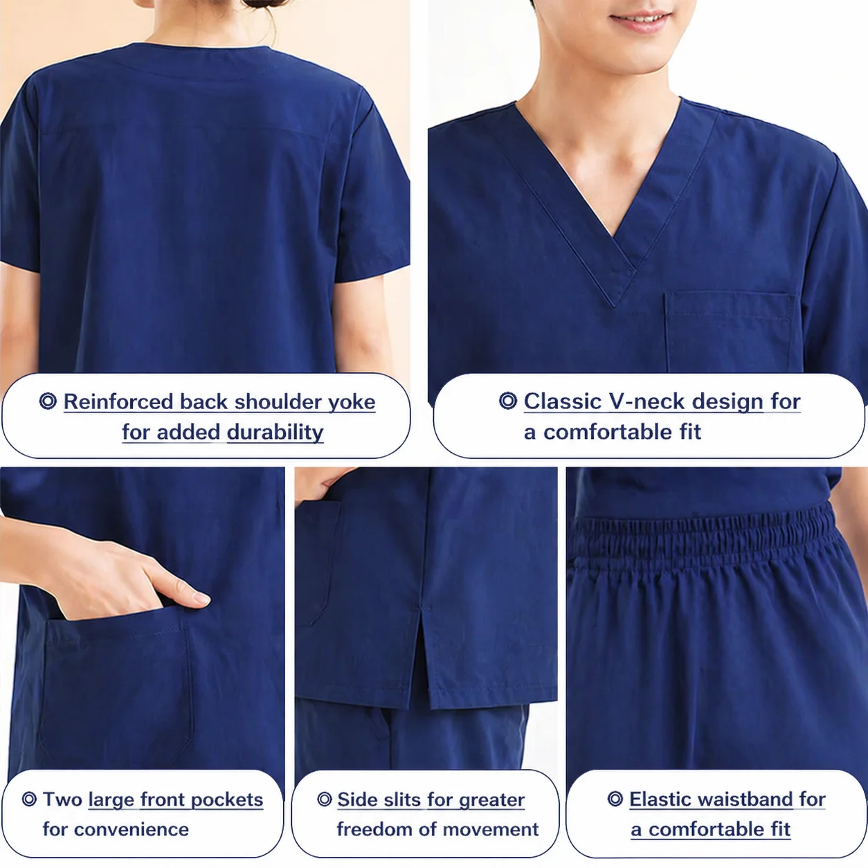 Thumbnail 4 - #99 Compare Medical Scrub Uniform Sets Before You Buy