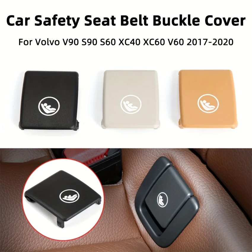 Car Rear Safety Seat Buckle Single Cover  Safety Seat Trim Buckle Cover  For Volvo V90 S90 S60 XC40 XC60  3168507