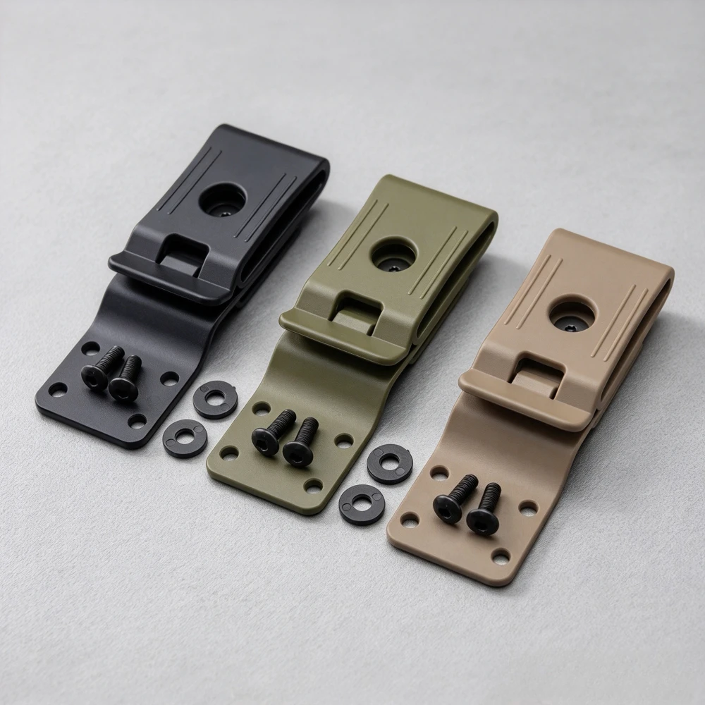 3 Colors Back Clip Accessory Multi Hole Array Design Quick Release K Sheath DIY Knife Sheath Reinforcement Materials
