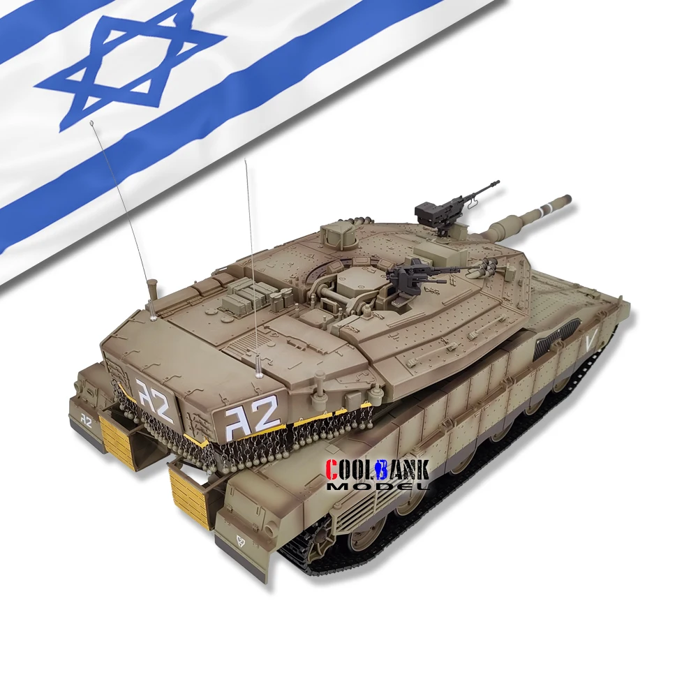 2024 NEW 1:16 Henglong RC Tank 3958 Merkava launch Metal Track Oversized adult electric military Model Boy Toy Car Gift