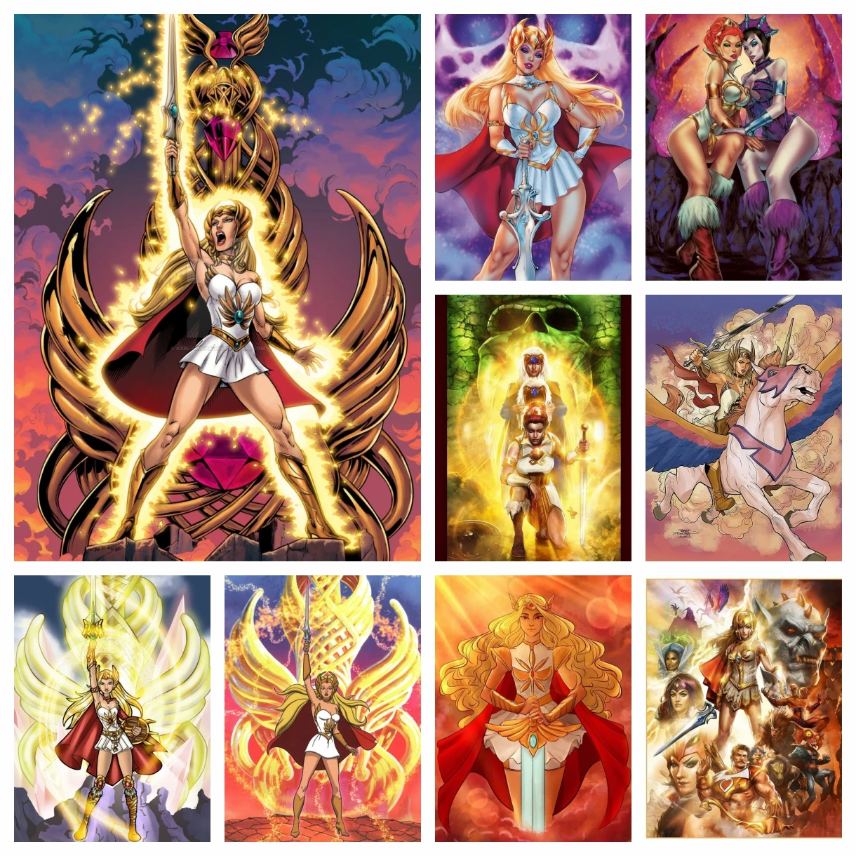 

Полный дрель She Ra Princess Of Power алмазная живопись со стразами аниме ТВ набор для вышивки крестом фотографии мозаика домашний декор