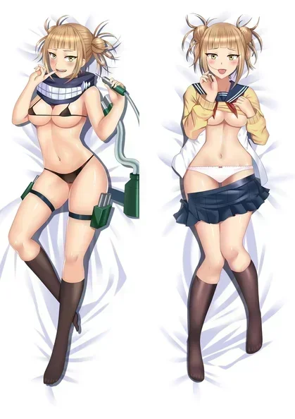 

Japanese Anime My Hero Academia Himiko Toga Dakimakura Pillow Case Boku No Hero YAOYOROZU MOMO Fullbody Hugging Cushion Cover