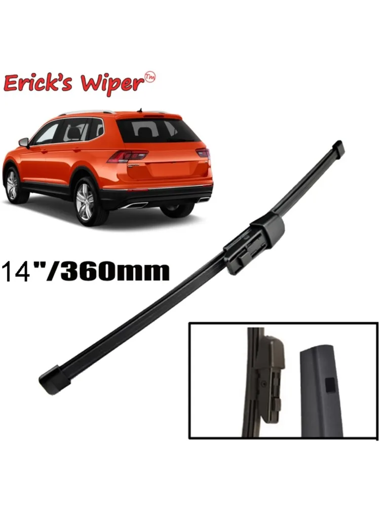 Erick's Wiper 14" Tylna wycieraczka do VW Tiguan MK2 2017 - 2023 Szyba przednia Szyba przednia Czysta tylna klapa Okno samochodowe Szczotka przeciwdeszczowa — zdjęcie 2