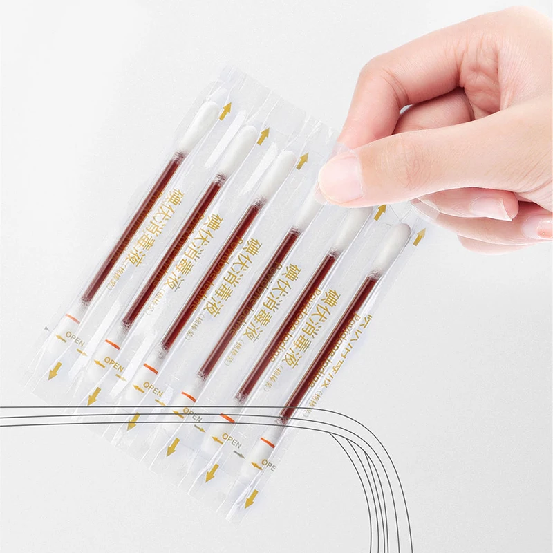 Disposable Iodophor Alcohol Disinfection Cotton Swabs for Disinfect Wounds and Clean Outdoor Survival Emergency Care Supplies