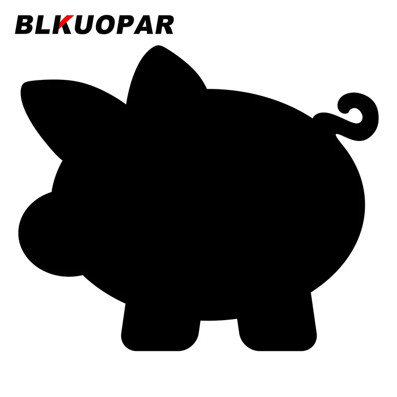 

BLKUOPAR For Piggy Bank Silhouette Car Stickers Sunscreen Car Assessoires Decals Motorcycle Helmet Snowboard Decoration
