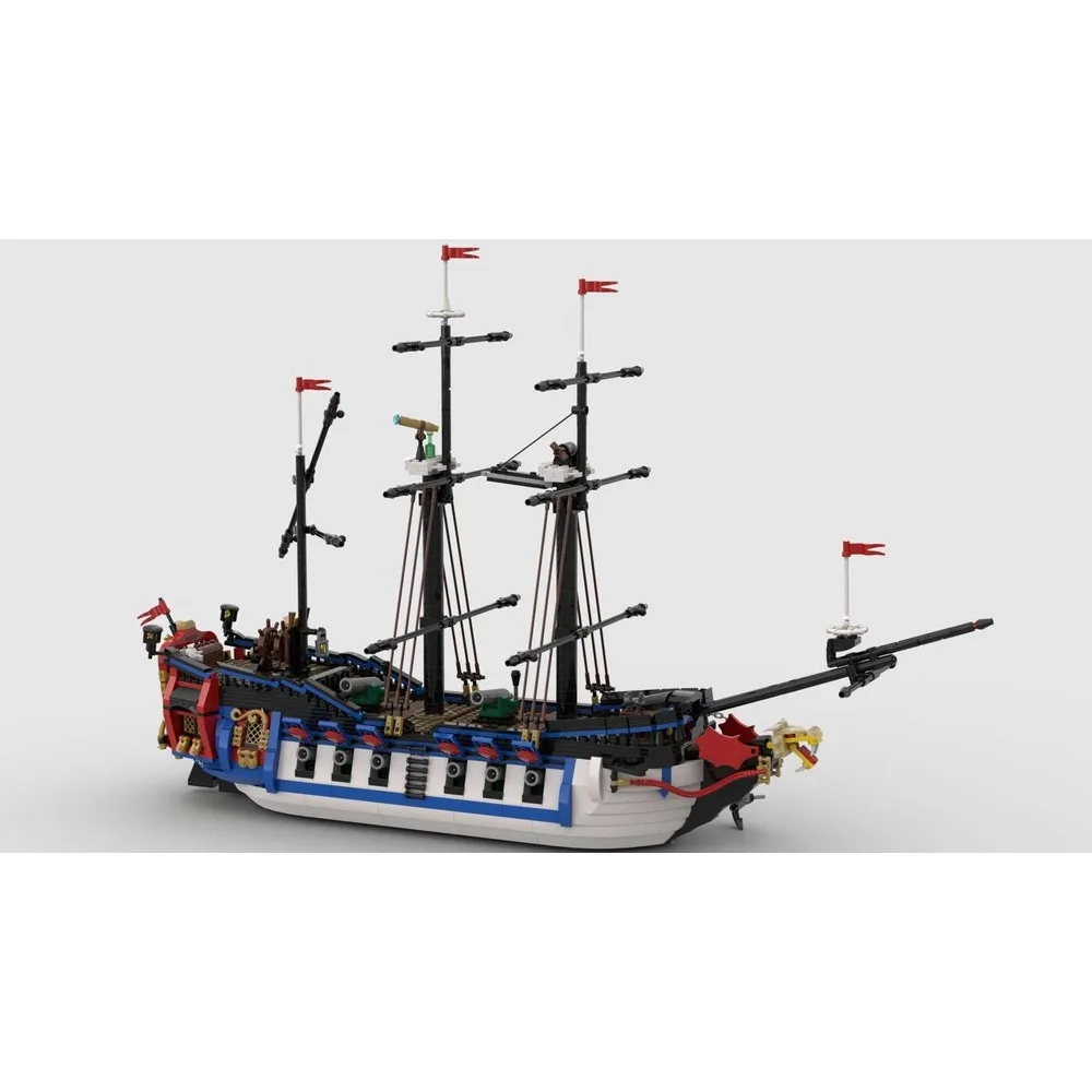 

1825 шт. MOC-190668 строительные блоки Moc-Arada флагман v1.0 для детей DIY сборная модель кирпич развивающие игрушки рождественские подарки