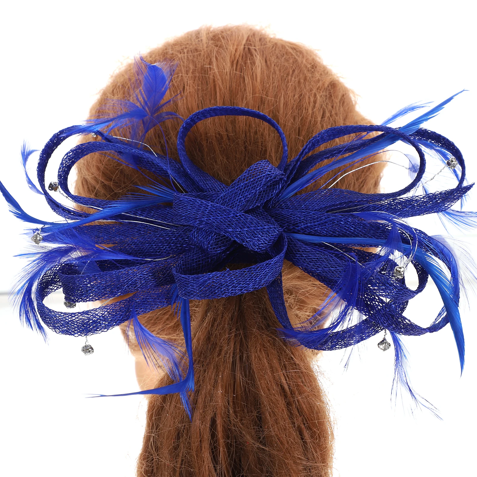 

Drill Clip Vintage Hat Tea Party Headband Women Hair Accessory Elegant Fascinator Hair Clip Fascinator