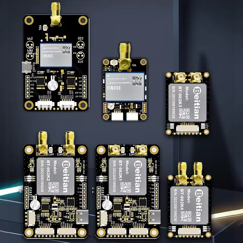 UM982 BeiDou GPS GLONASS Galileo L1L2L5 high precision RTK Base Rover Positioning Heading GNSS Module BT-982K2