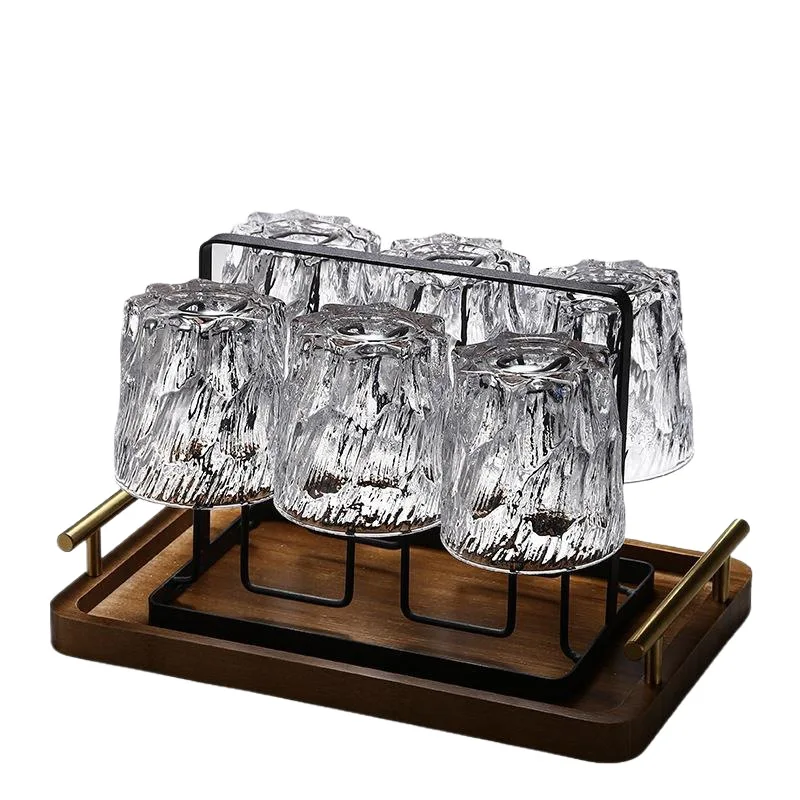 

Embossed glacier glass, water glass, household wine glass