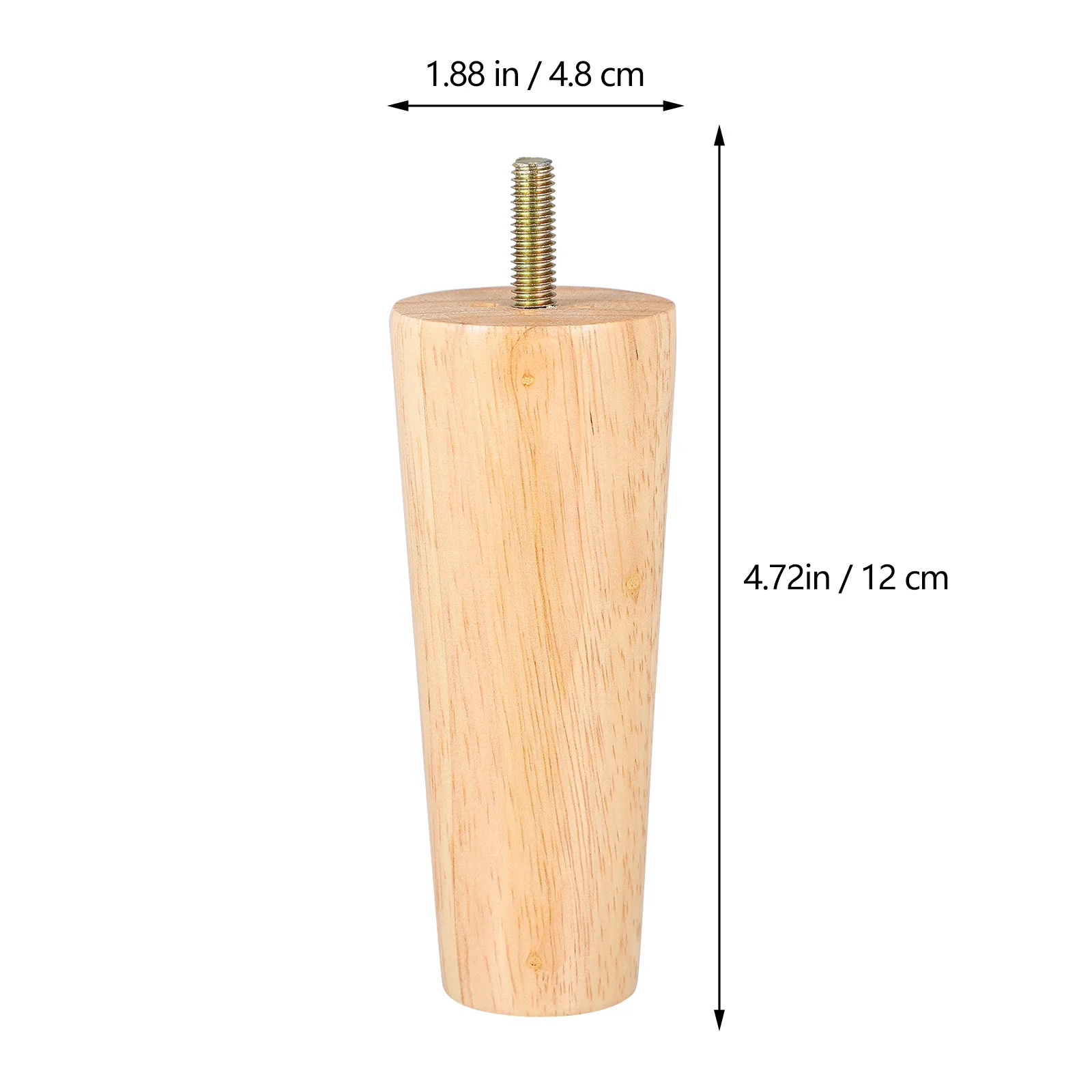 Patas de repuesto para mesa, mueble de tocador de madera, patas para vestidor, sofá Beige