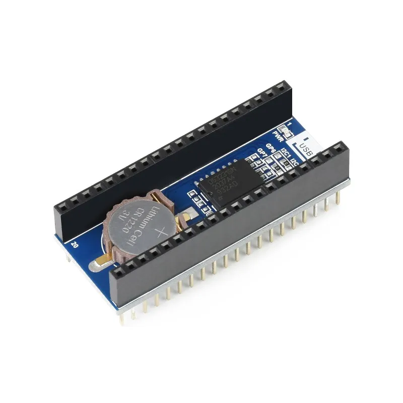 

Precision RTC Module For Raspberry Pi Pico, Onboard DS3231 Chip 2.3V ~ 5.5V