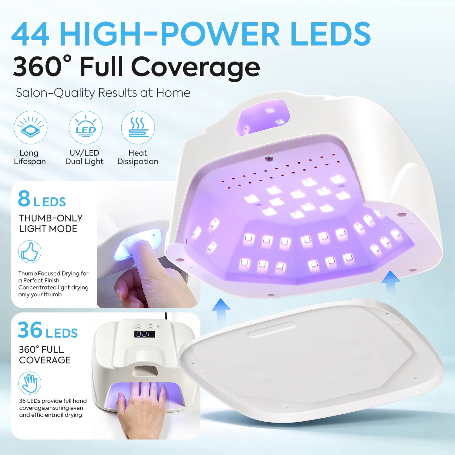 다이아나뷰티 44LEDS UV LED 네일 램프 엄지손 - Exposure Unit Uv 리뷰 및 가격