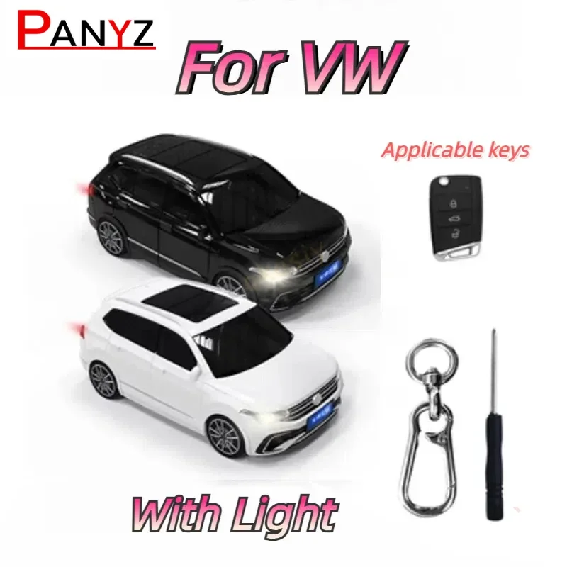 Für VW Tiguan Polo Golf7 Mk7 Octavia Kodiaq Karoq Seat Ateca Smart Autoschlüsselhülle FOB Auto-Styling-Modelle