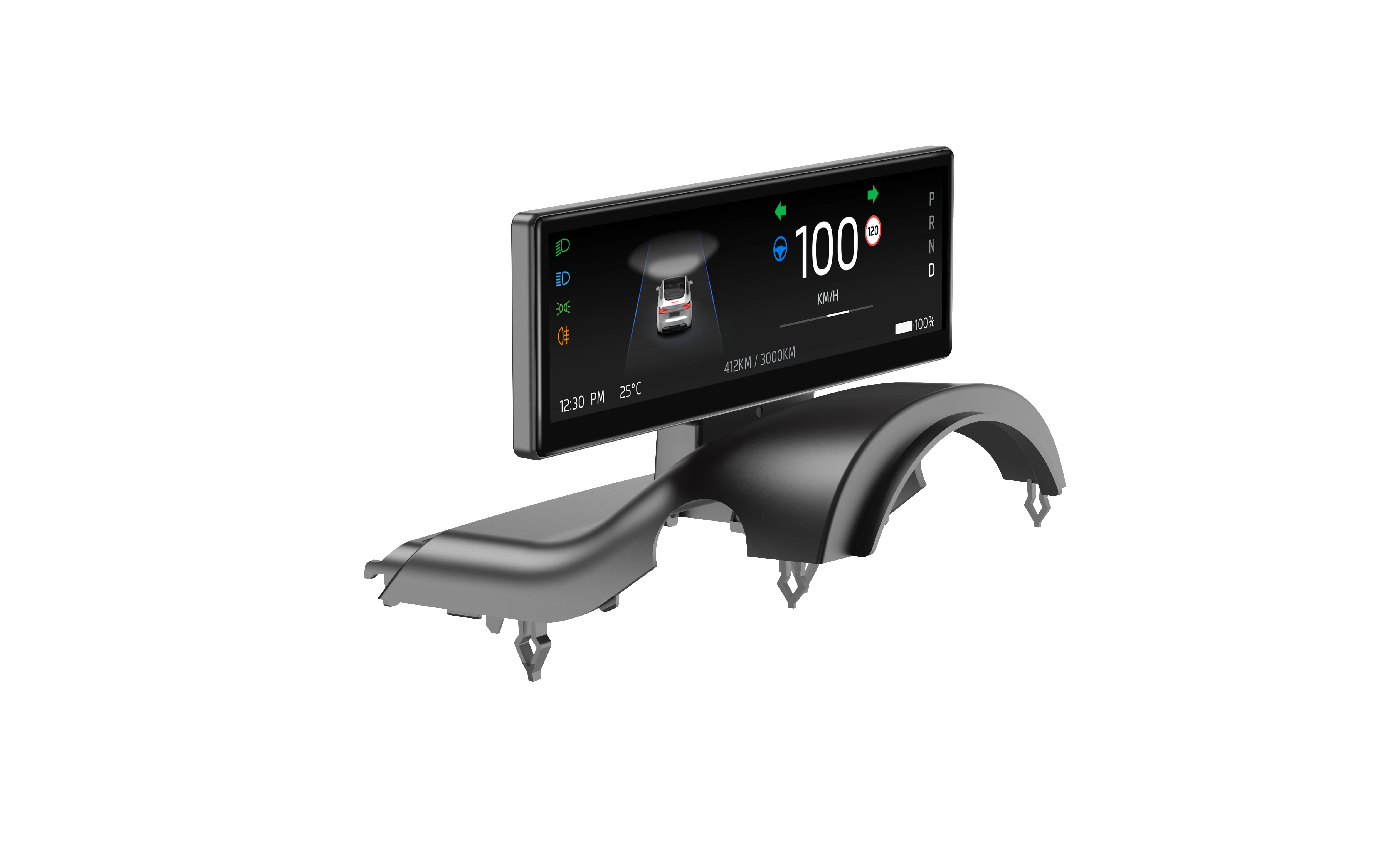 Sistema Linux da 8,8" per cruscotto auto Tesla Touch Display HUD Funzione Bluetooth per accessori auto Tesla Model Y/3