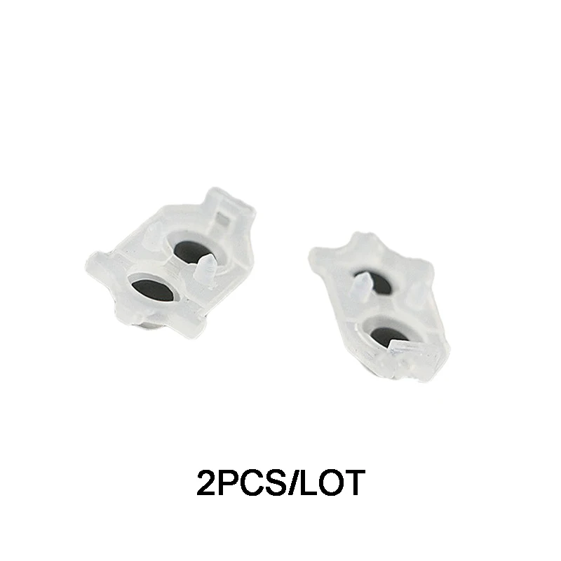 YUzi แผ่นยางซิลิโคนสำหรับ PS4, 2ชิ้นสำหรับเปลี่ยนปุ่มกาวนำไฟฟ้า