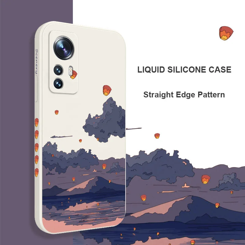 Anime Scenery Phone Case For Xiaomi Mi 14 13 13T 12S 12 11 Ultra 10 12T 11T 10T  Pro Lite Poco F5 F4 X4 M4 F3 X3 Pro 4G 5G GT
