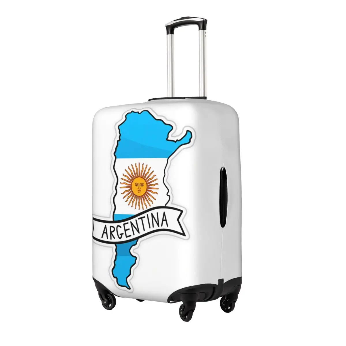 Argentina Country Map Flag Suitcase Cover Business Flight Useful Luggage Supplies Protector
