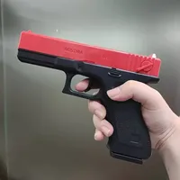 HOT2025 New G17 Soft Bullet Toy Gun Manual Pistol Foam Ball Airsoft Launcher CS Shooting Games Weapons For Kids Boys Gift