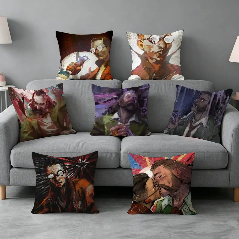 

Disco-o Elysium Game-e Pillow cover gift High definition digital printing,Surprise vivid pattern Household.