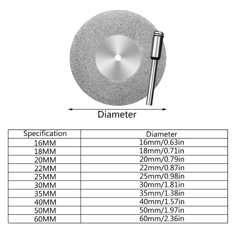 Disque coupe en diamant, scie circulaire, disque ponçage, meule pour le métal, livraison directe