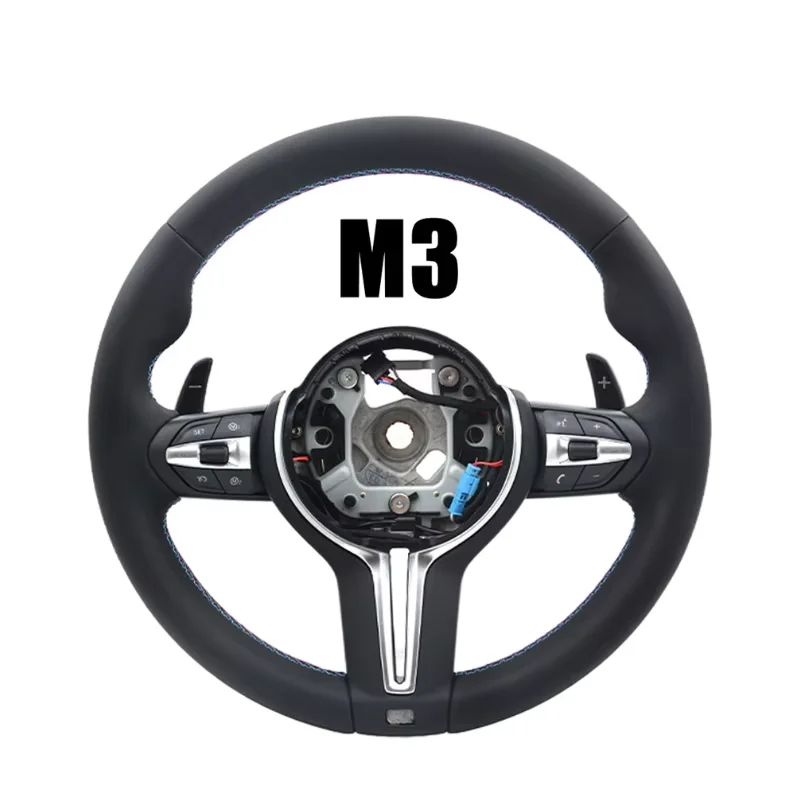 M3/M5 Sport-Lederlenkrad für BMW 1 3 5 6 7 Serie F10 F11 F18 F07 F06 F12 F13 (2011-2017) Auto-Innenausstattung