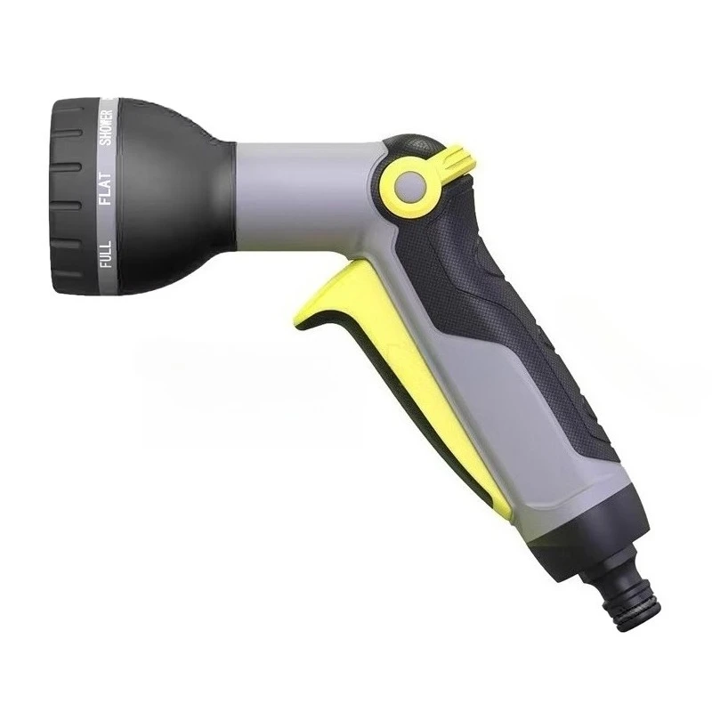 Easy Switch ABS+TPR Garden Farming Water Spray 9 Pattern Adjustable Water Garden Hose and Spray Nozzle