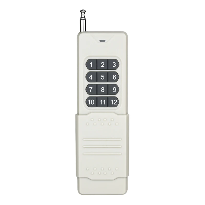 

433MHz High Power 12 keys Learning Code Remote Control For Electric Roller Shutters Windows and Electronic Door Locks