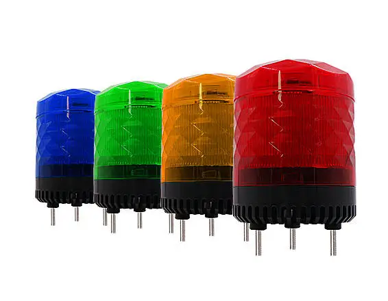 LED Strobe Flashing Beacon Rotating LED light Magnetic install High Visibility Flashing 90mm diameterd voice speaker