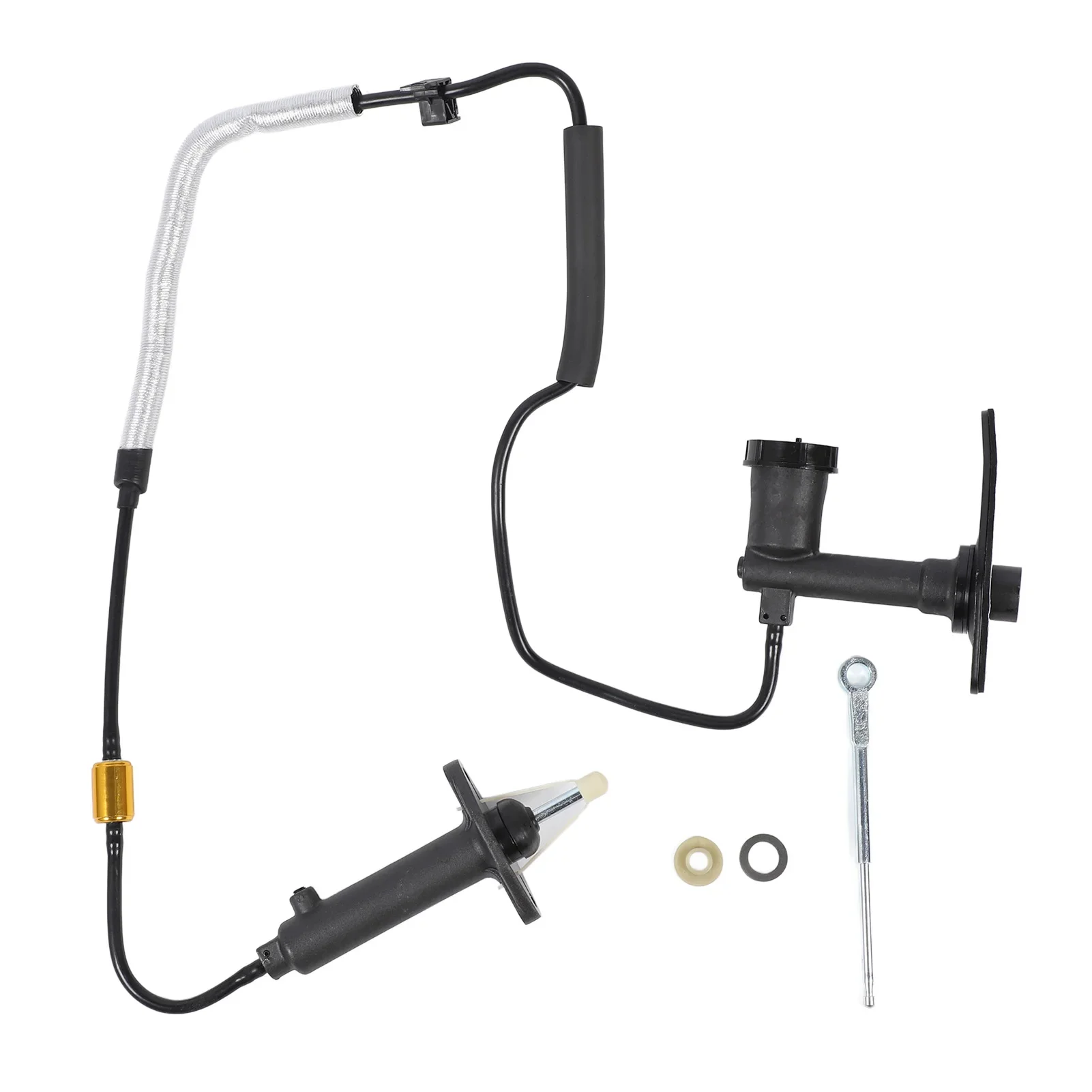 Clutch Master Slave Cylinder Assembly CC649056 Clutch Cylinder Line Assy Kit Replacement for Jeep Liberty 2002 2003 2004