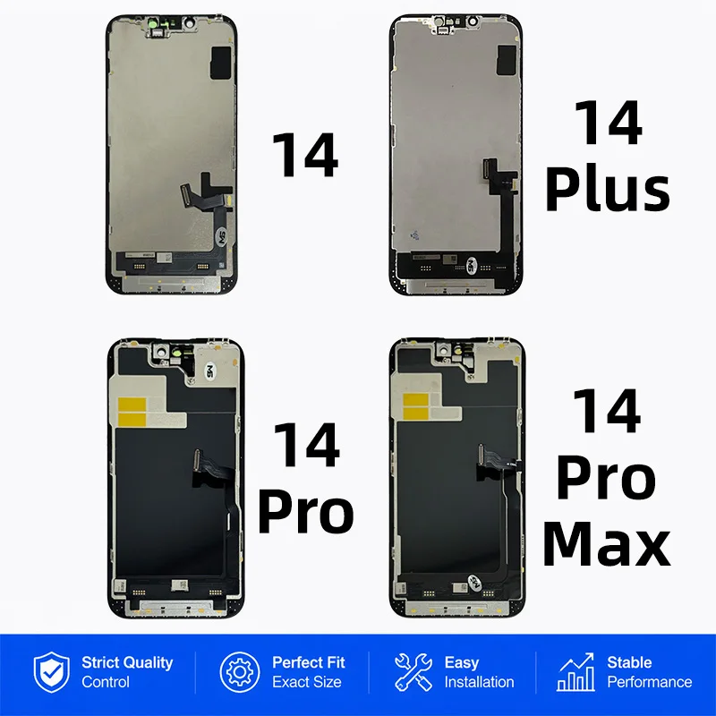 OLED For iPhone 14 15 16 17 Pro LCD Incell For iPhone 13 Pro Max 14 Plus 15 OLED LCD Display Screen Digitizer Assembly Repair image 3