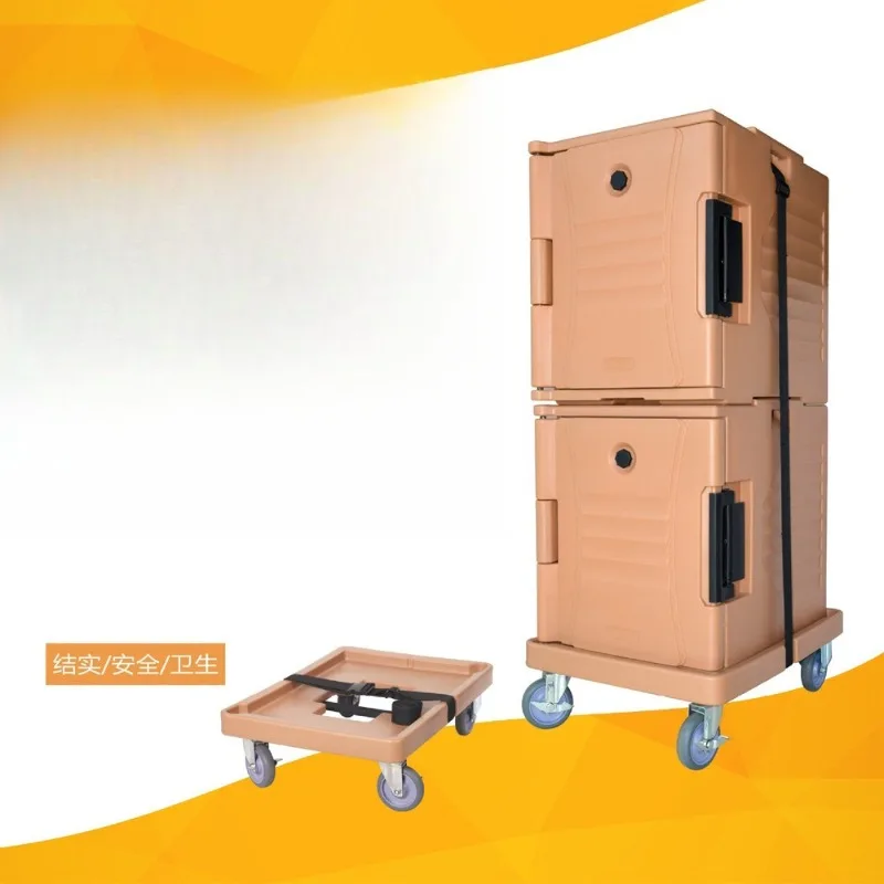 r superimposed refrigerator food cold and heat preservation large-capacity incubator cart ice plate insulation