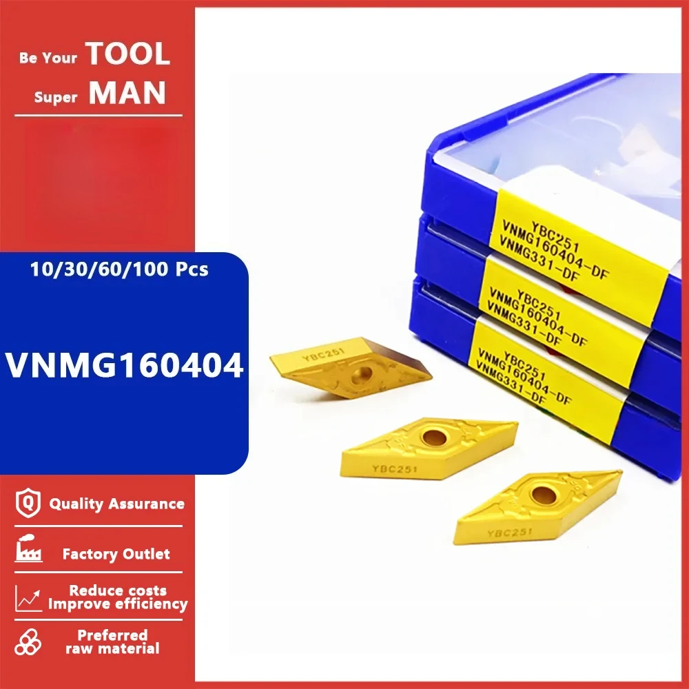 ZCC VNMG160404 Carbide insert External Turning Tool Metal Lathe Tool CNC Turning Tool VNMG 160404 Insert