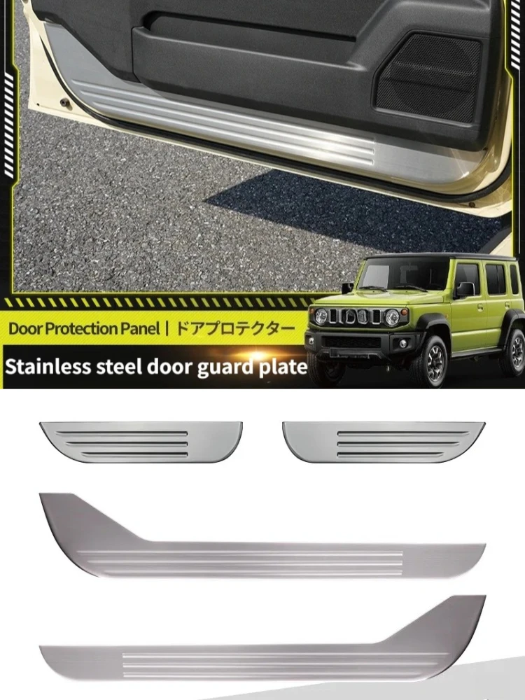 protector-de-puerta-para-suzuki-jimny-jb64-jb74-2019-2026-placa-protectora-de-acero-inoxidable-para-puertas-de-coche-panel-anti-patadas-accesorio-de-proteccion