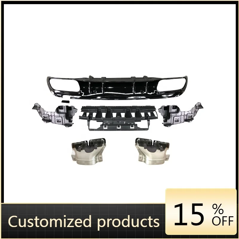 

Высокое качество и надежность 19-20 для Benz C Class W205, обновленный для диффузора C63, насадки для выхлопных газов.