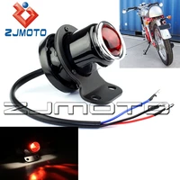 Luz trasera LED y bombilla para motocicleta, réplica clásica de Lucas, luz trasera de parada para Harley Honda BMW Cafe Racer Bobber Chopper personalizada