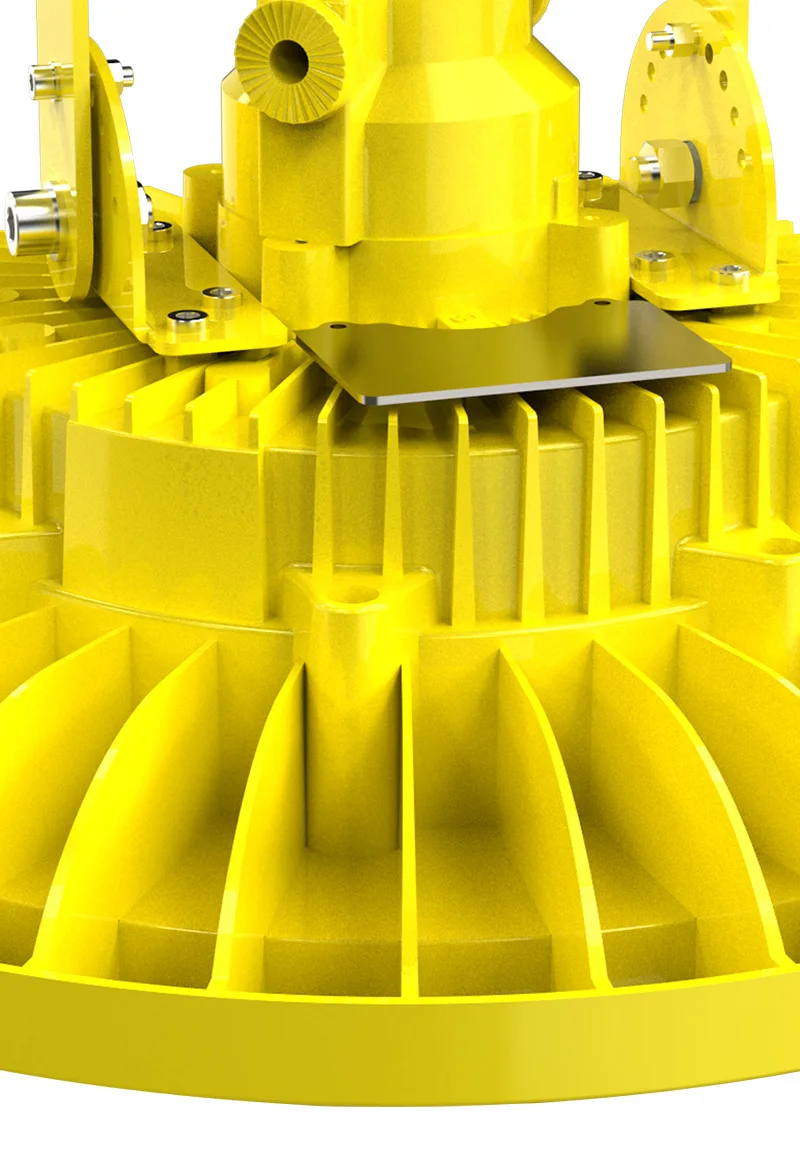 ATEX IECEX مدرج 100 واط LED مقاوم للانفجار عالي الإضاءة IP66 الإضاءة الصناعية لجسم مصباح الألومنيوم للمناطق الخطرة