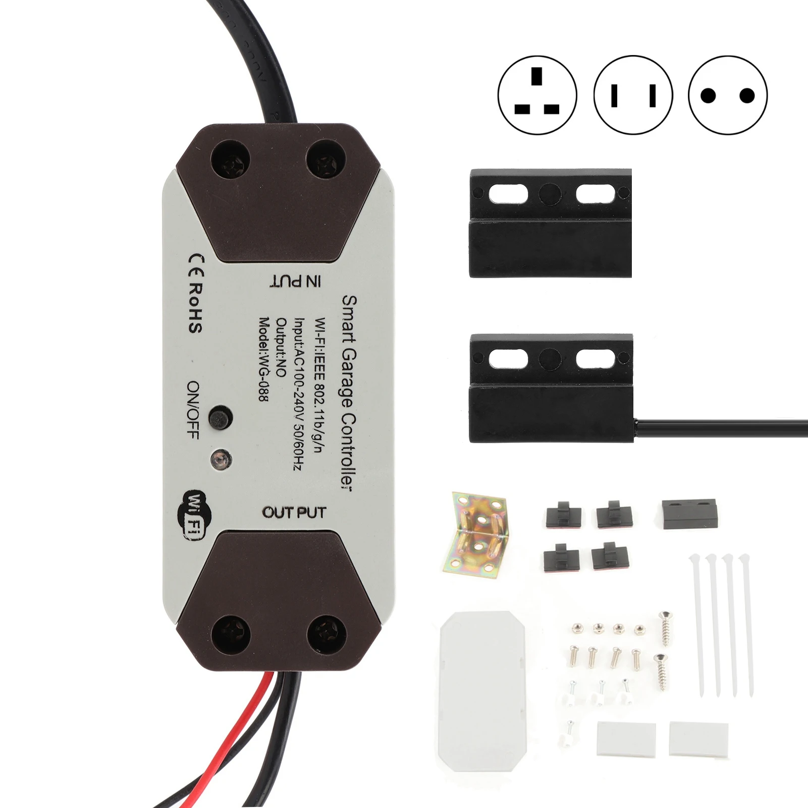 Tuya WIFI Smart Garage Door Opener Controller APP Voice Control Intelligent Switch Work With Alexa Echo Google Home Smart Life