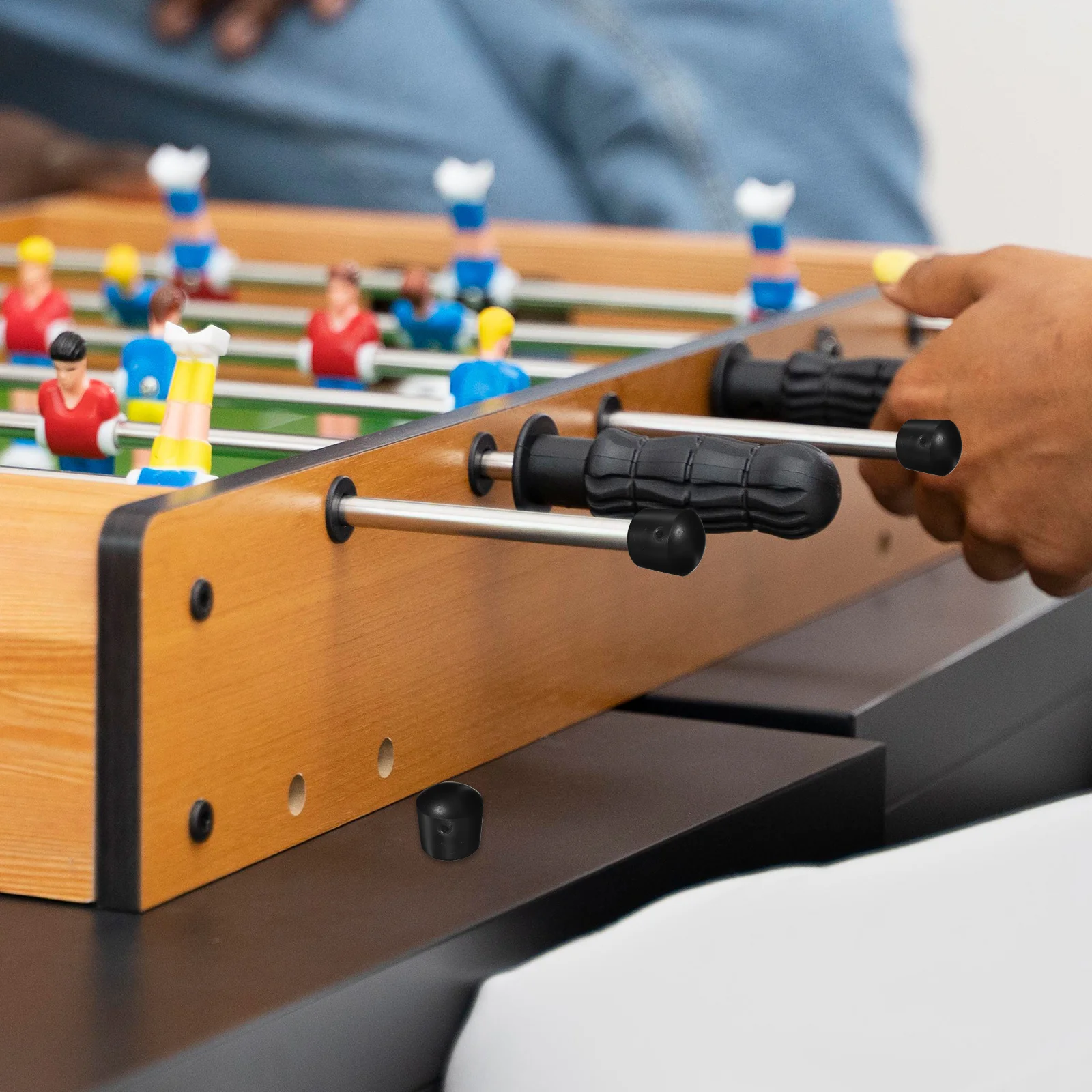 

20Pcs Foosball End Caps Universal Protective Replacement Covers Easy Fit for Standard Table Football Rods Durable Practical